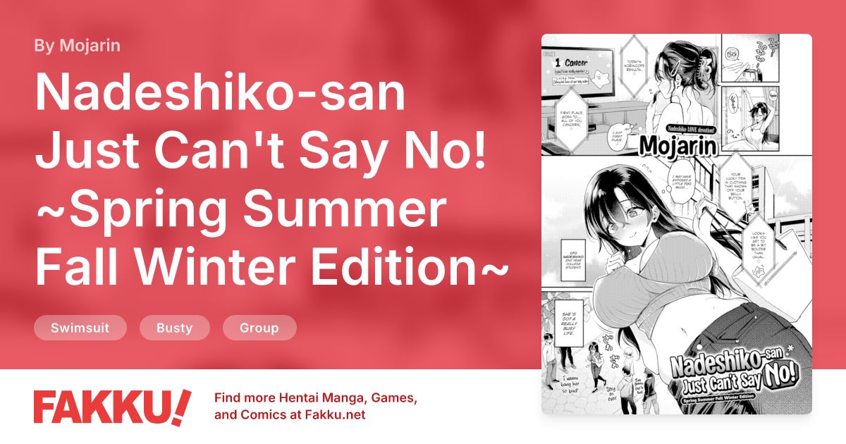  Nadeshiko-san Just Can't Say No! ~Spring Summer Fall Winter Edition~ Hentai by Mojarin - FAKKU