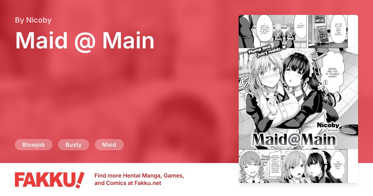 Maid @ Main Hentai by Nicoby - FAKKU