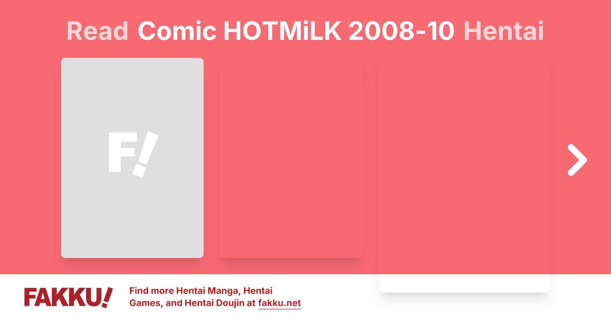 Comic HOTMiLK 2008-10 Hentai - FAKKU