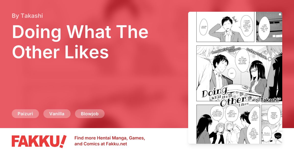 Doing What The Other Likes Hentai by Takashi - FAKKU