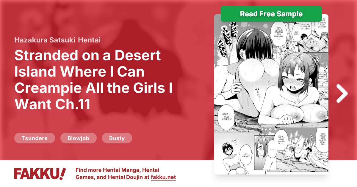  Stranded on a Desert Island Where I Can Creampie All the Girls I Want Ch.11 Hentai by Hazakura Satsuki - FAKKU