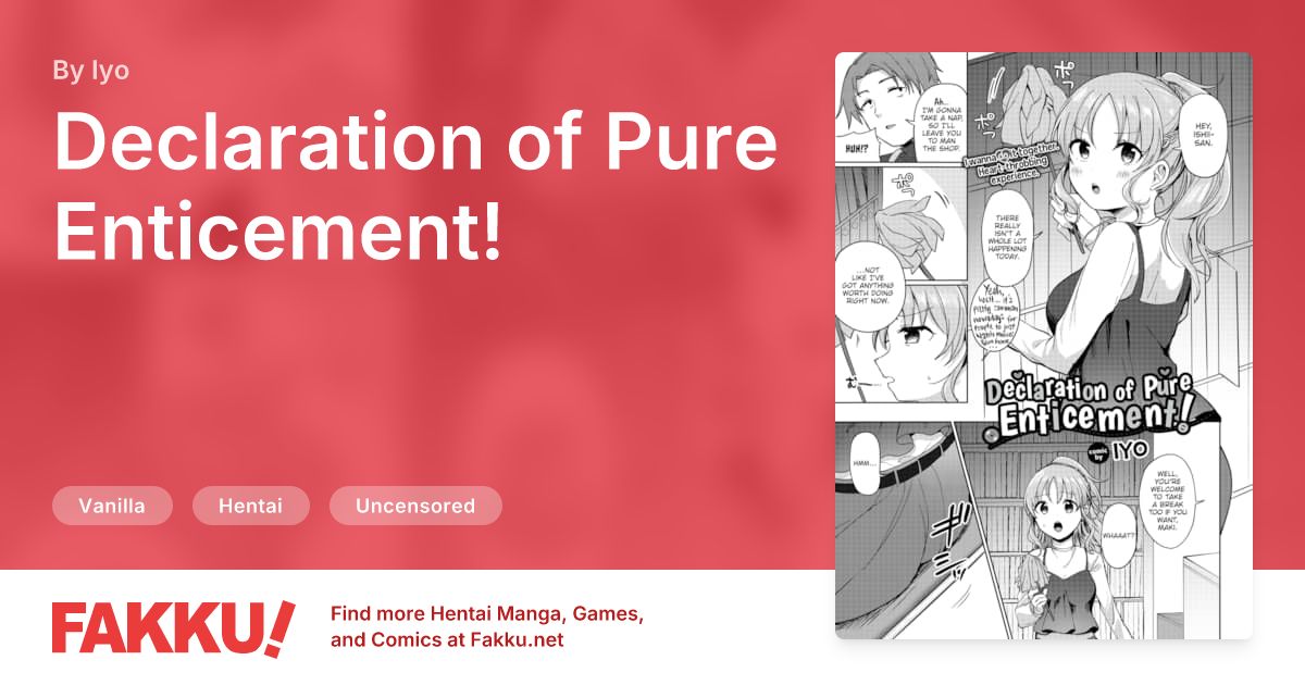 Declaration of Pure Enticement! Hentai by Iyo - FAKKU
