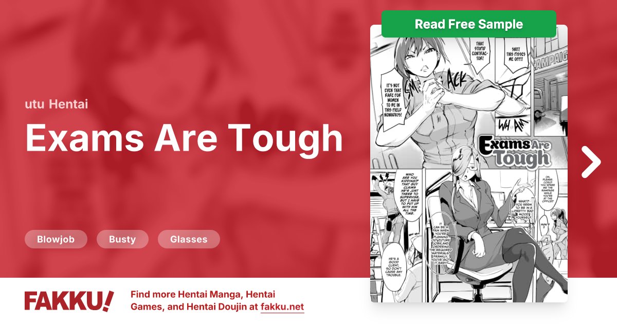  Exams Are Tough Hentai by utu - FAKKU