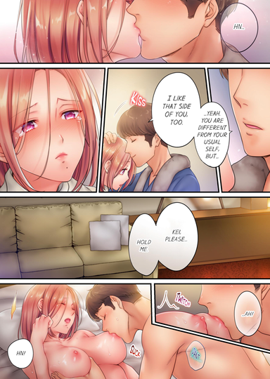 I Can't Resist His Massage! Cheating in Front of My Husband's Eyes Volume 4 Hentai Sample Image