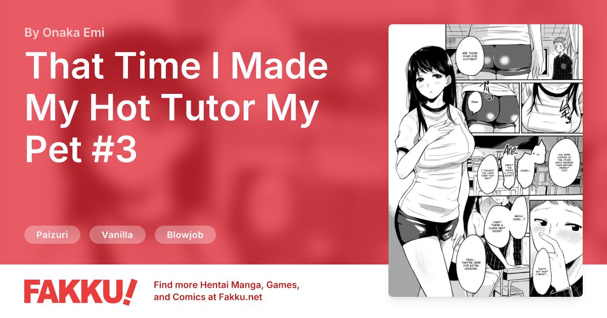 That Time I Made My Hot Tutor My Pet #3 Hentai by Onaka Emi - FAKKU