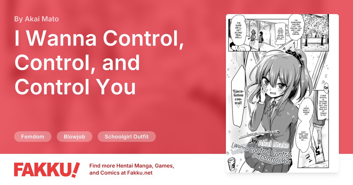 I Wanna Control, Control, and Control You Hentai by Akai Mato - FAKKU