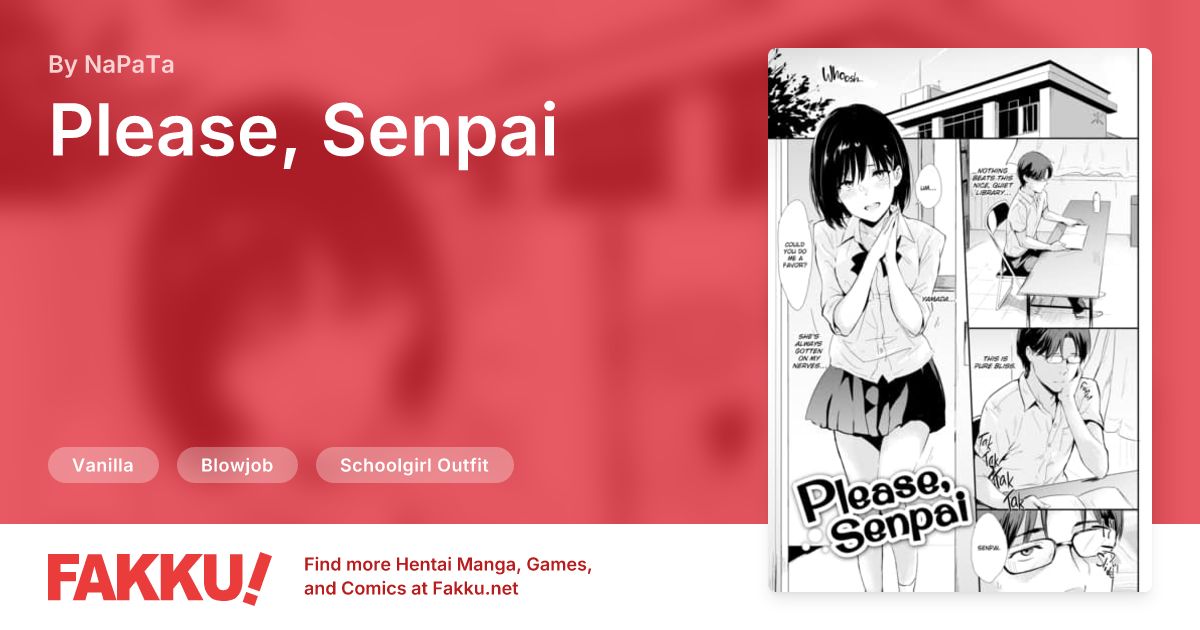 Please, Senpai Hentai by NaPaTa - FAKKU