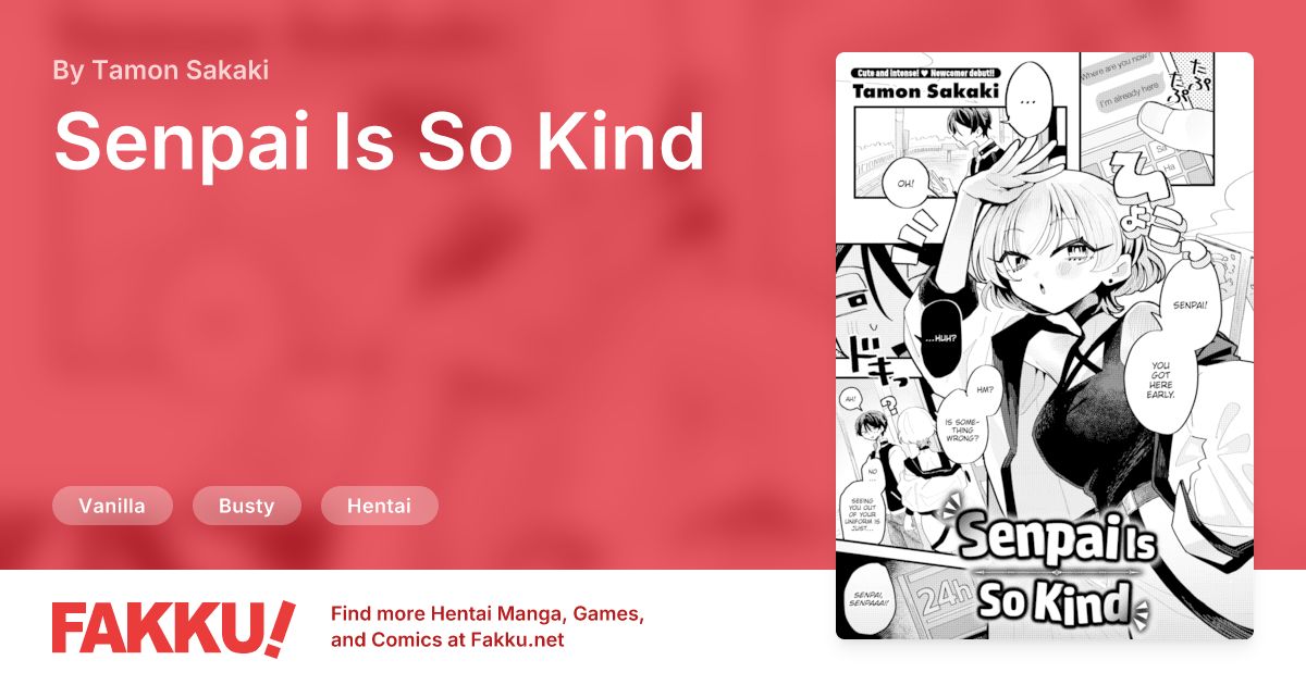 Senpai Is So Kind Hentai by Tamon Sakaki - FAKKU
