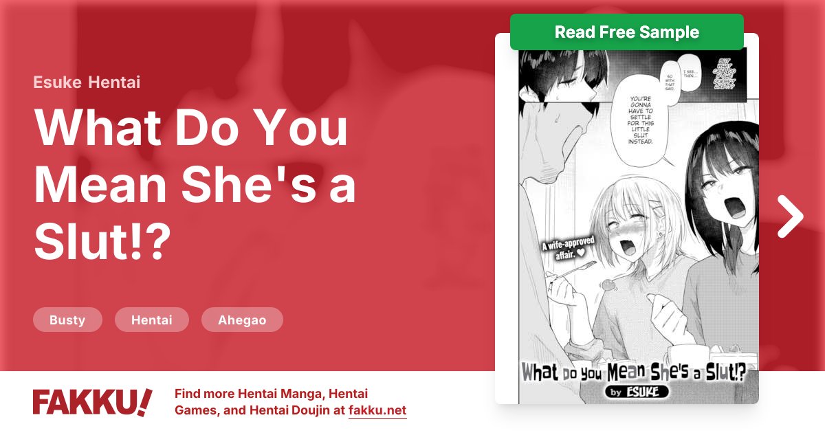 What Do You Mean She's a Slut!? Hentai by Esuke - FAKKU