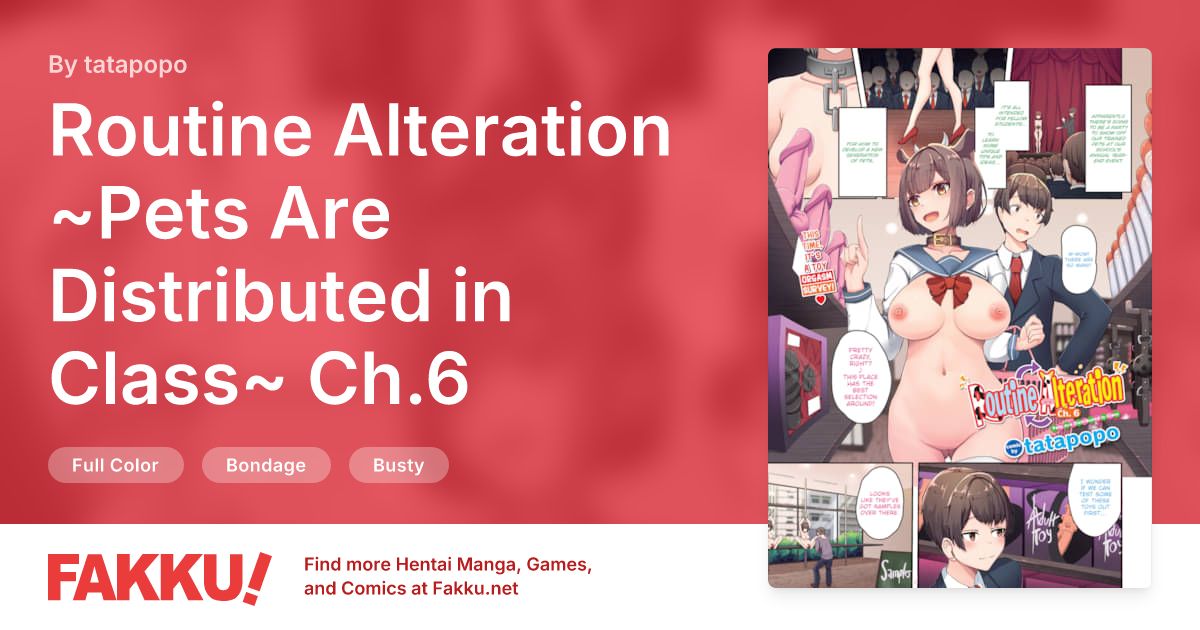 Routine Alteration ~Pets Are Distributed in Class~ Ch.6 Hentai by tatapopo - FAKKU