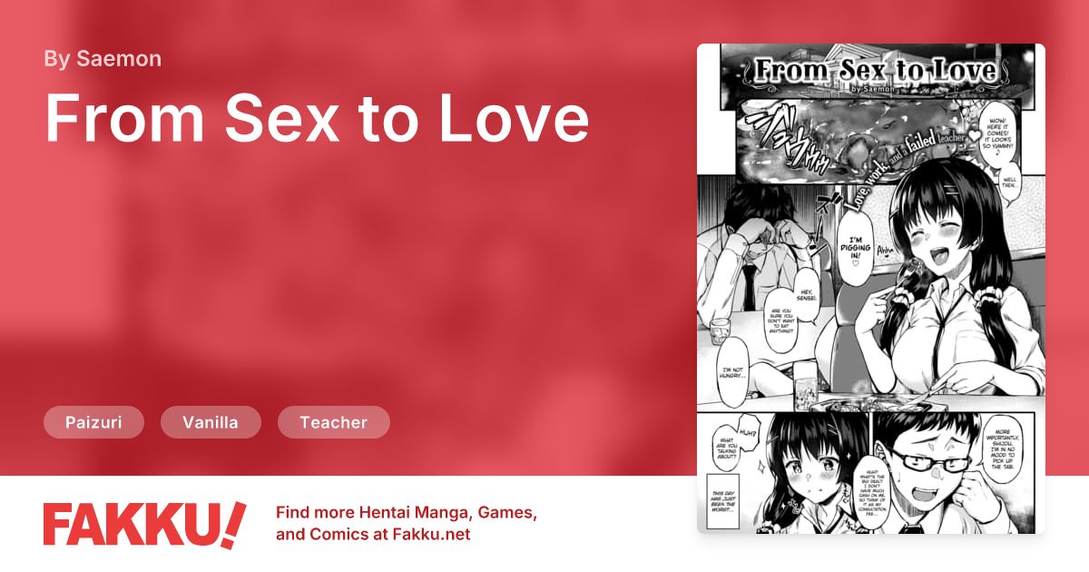  From Sex to Love Hentai by Saemon - FAKKU