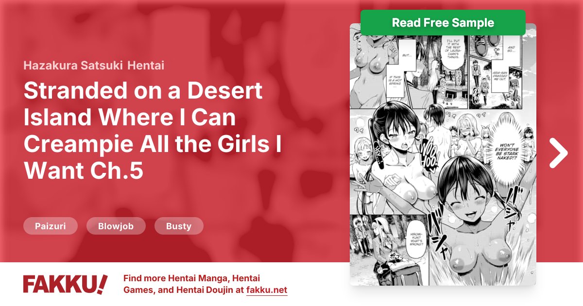  Stranded on a Desert Island Where I Can Creampie All the Girls I Want Ch.5 Hentai by Hazakura Satsuki - FAKKU