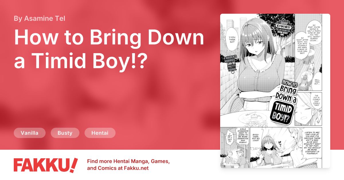 How to Bring Down a Timid Boy!? Hentai by Asamine Tel - FAKKU