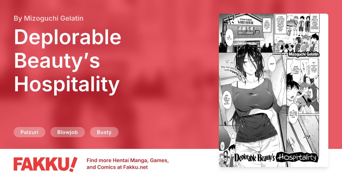 Deplorable Beauty’s Hospitality Hentai by Mizoguchi Gelatin - FAKKU