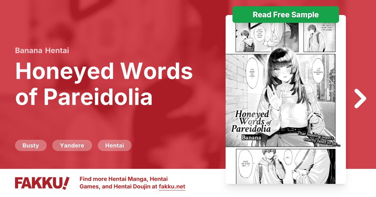  Honeyed Words of Pareidolia Hentai by Banana - FAKKU