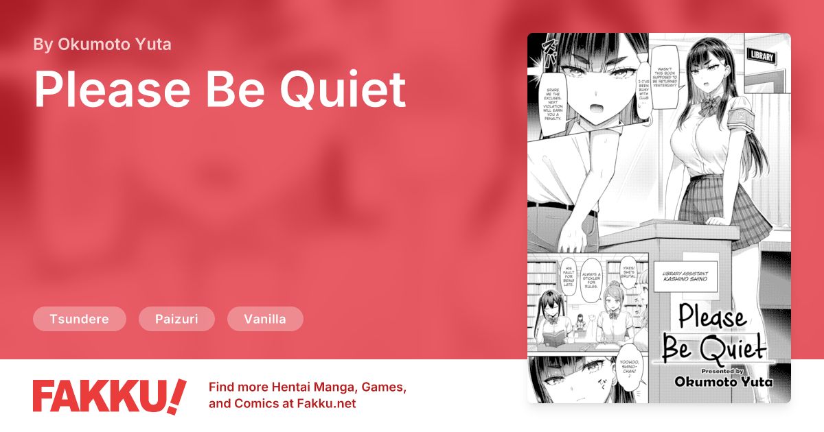 Please Be Quiet Hentai by Okumoto Yuta - FAKKU