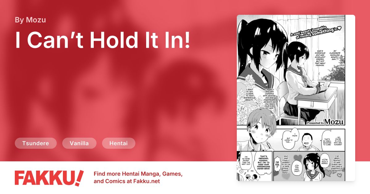 I Can’t Hold It In! Hentai by Mozu - FAKKU