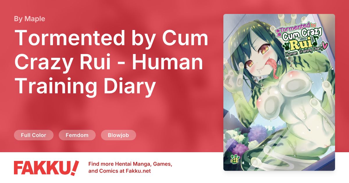 Tormented by Cum Crazy Rui - Human Training Diary Hentai by Maple - FAKKU