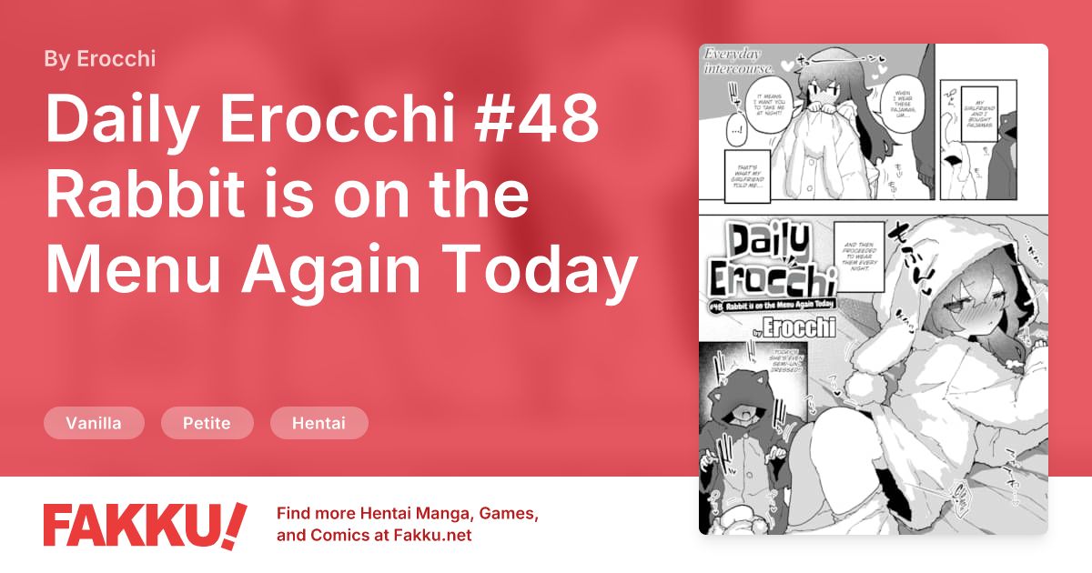 Daily Erocchi #48 Rabbit is on the Menu Again Today Hentai by Erocchi - FAKKU