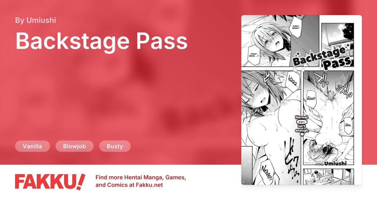 Backstage Pass Hentai by Umiushi - FAKKU
