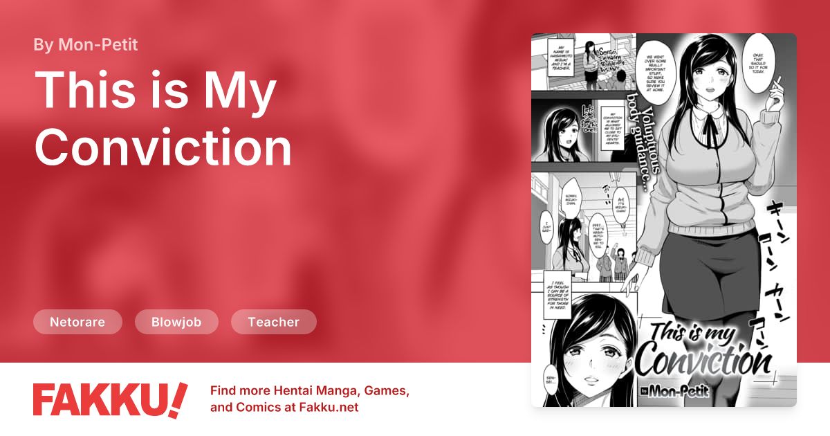 This is My Conviction Hentai by Mon-Petit - FAKKU