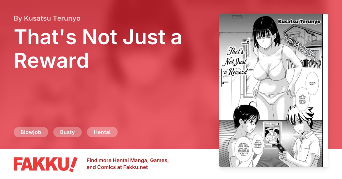That's Not Just a Reward Hentai by Kusatsu Terunyo - FAKKU