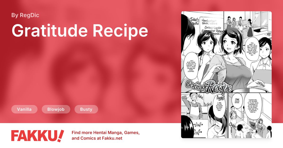 Gratitude Recipe Hentai by RegDic - FAKKU