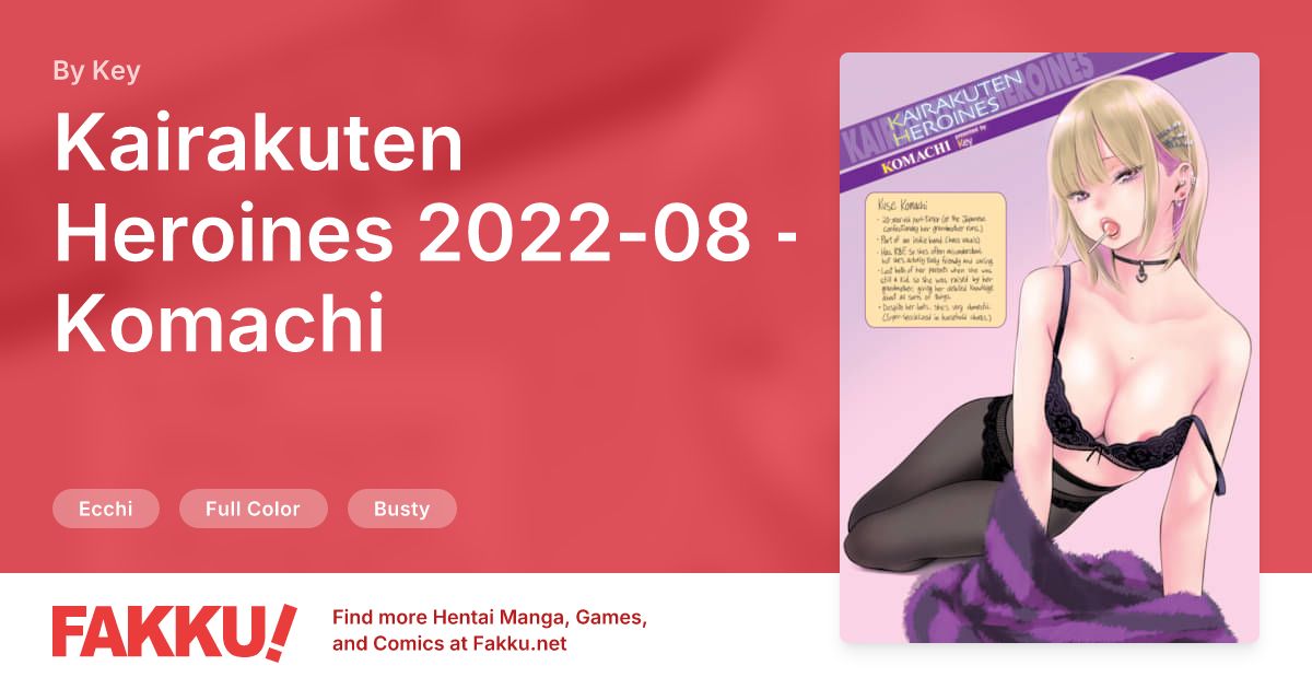 Kairakuten Heroines 2022-08 - Komachi Hentai by Key - FAKKU