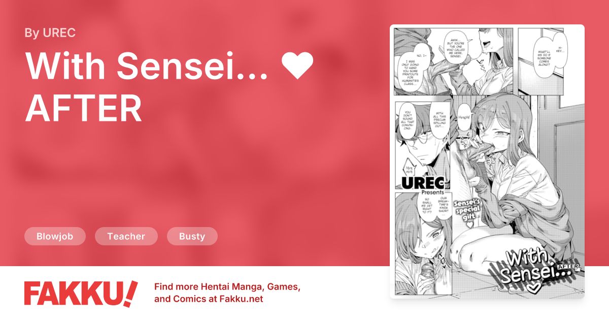 With Sensei... ❤ AFTER Hentai by UREC - FAKKU