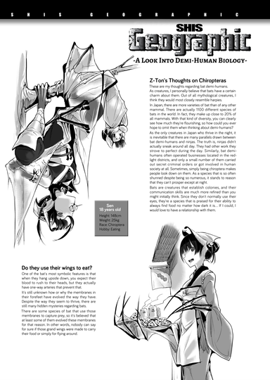 SHIS Geographic -A Look Into Demi-Human Biology-