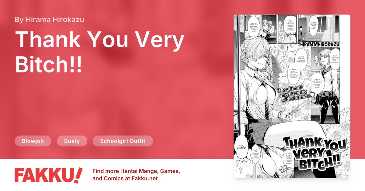 Thank You Very Bitch!! Hentai by Hirama Hirokazu - FAKKU