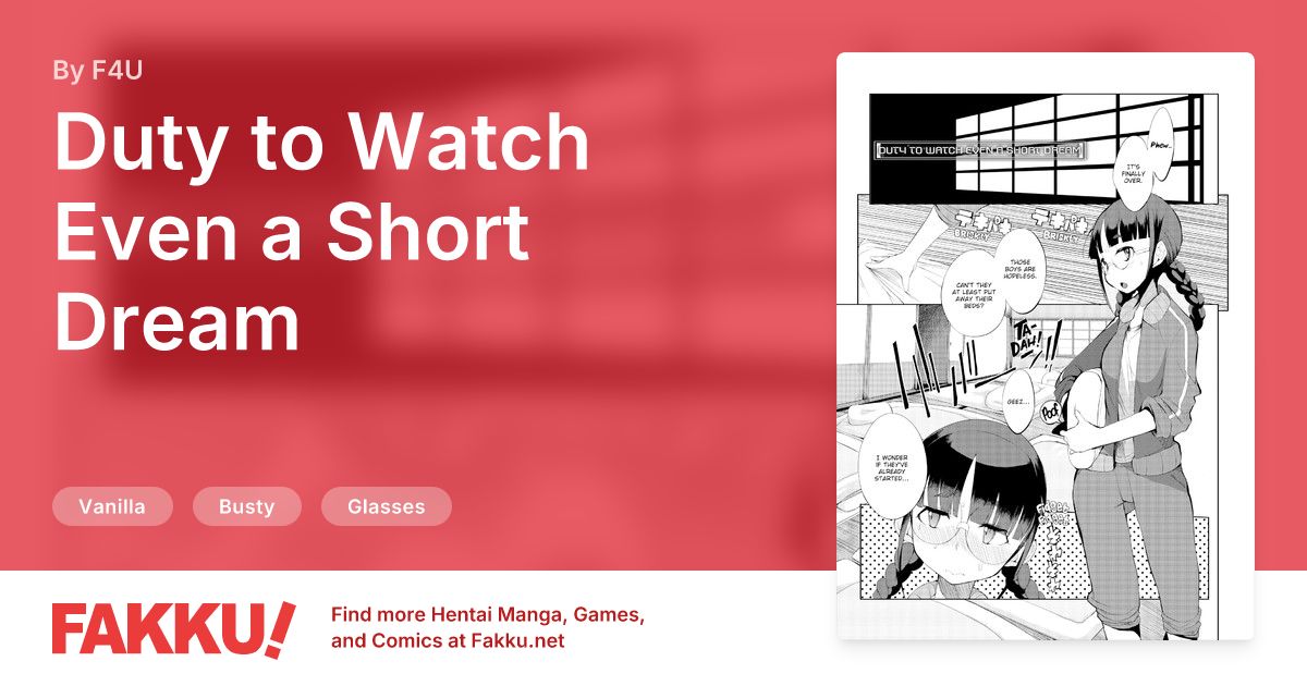 Duty to Watch Even a Short Dream Hentai by F4U - FAKKU