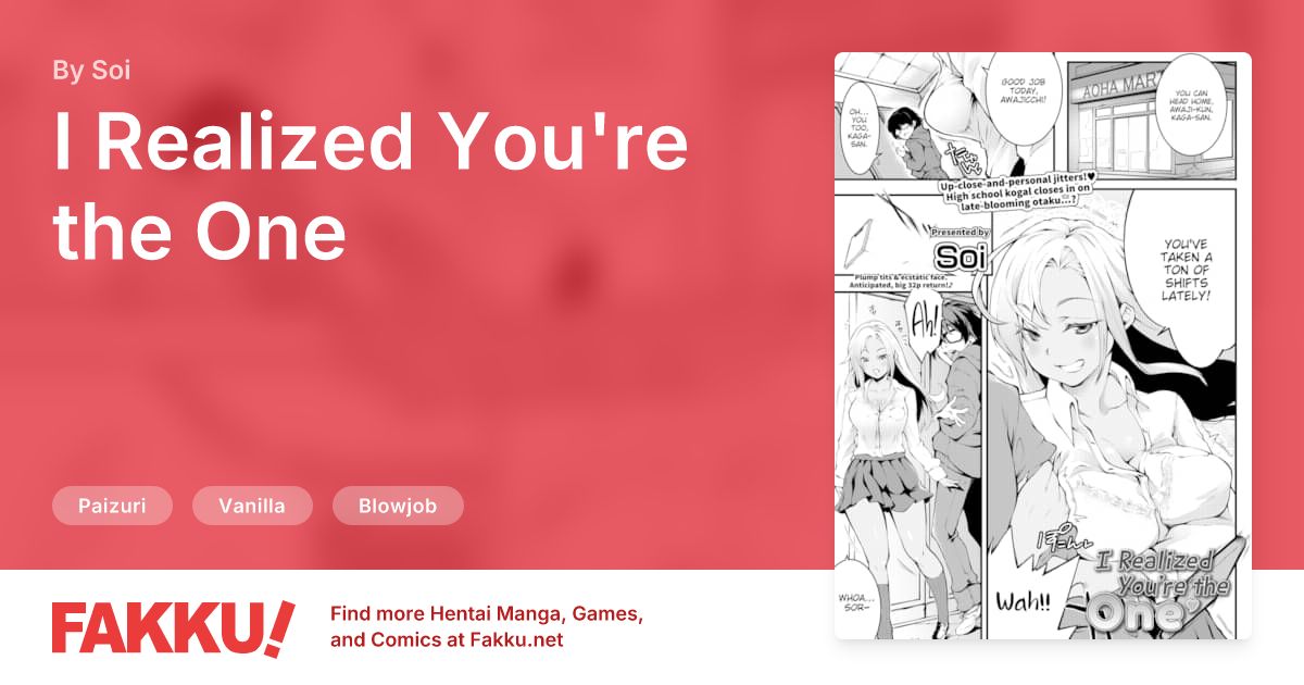 I Realized You're the One Hentai by Soi - FAKKU