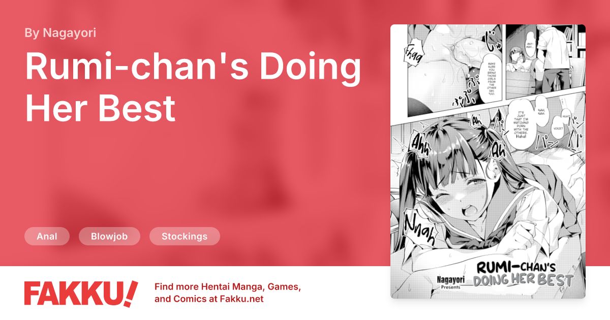 Rumi-chan's Doing Her Best Hentai by Nagayori - FAKKU