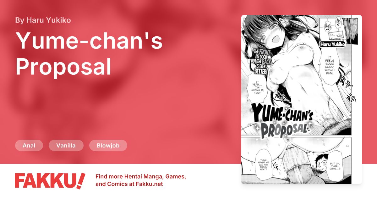 Yume-chan's Proposal Hentai by Haru Yukiko - FAKKU