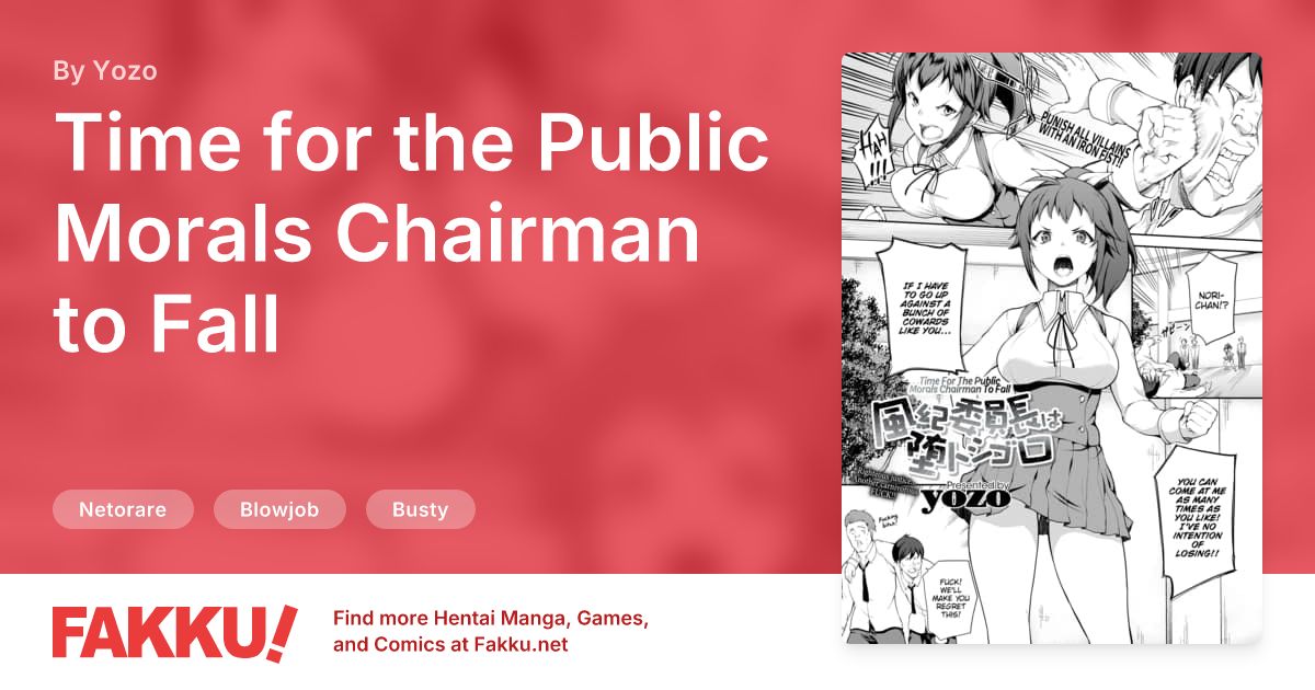 Time for the Public Morals Chairman to Fall Hentai by Yozo - FAKKU
