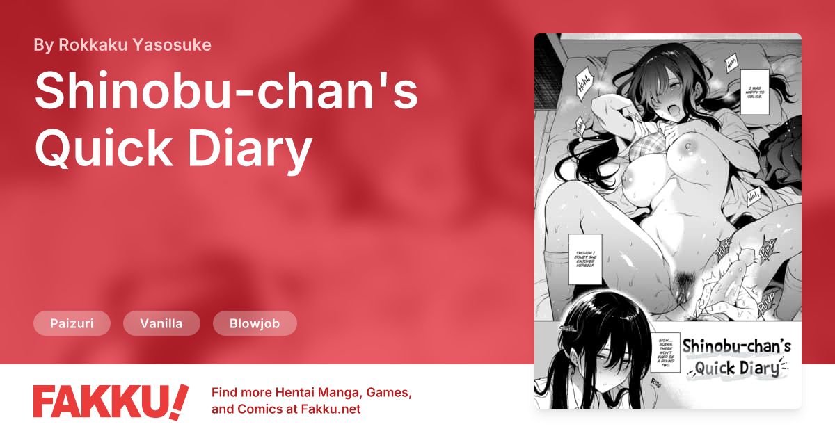 Shinobu-chan's Quick Diary Hentai by Rokkaku Yasosuke - FAKKU