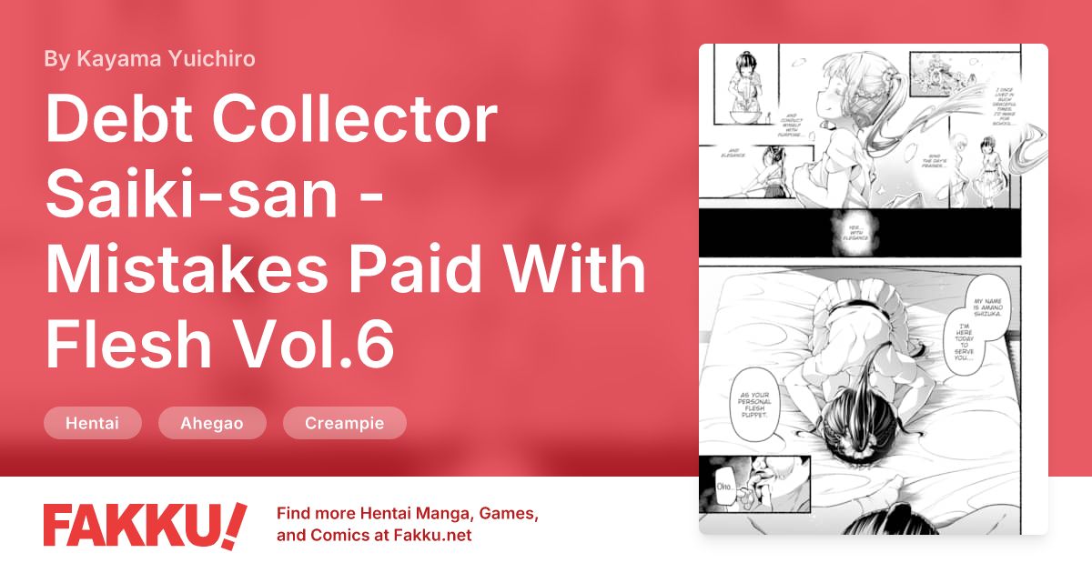 Debt Collector Saiki-san - Mistakes Paid With Flesh Vol.6 Hentai by Kayama Yuichiro - FAKKU