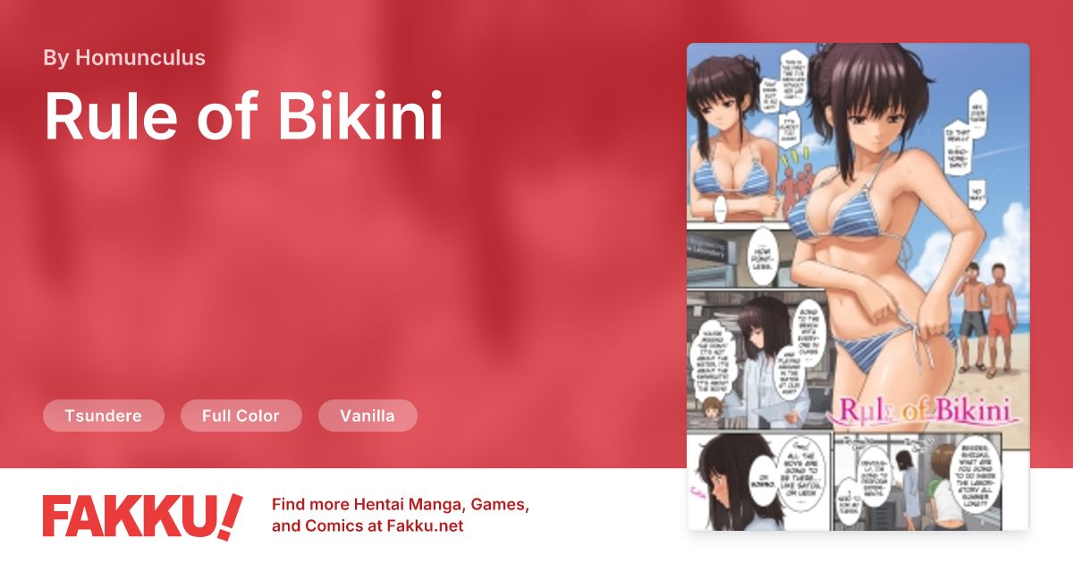 Rule of Bikini Hentai by Homunculus, Bun - FAKKU