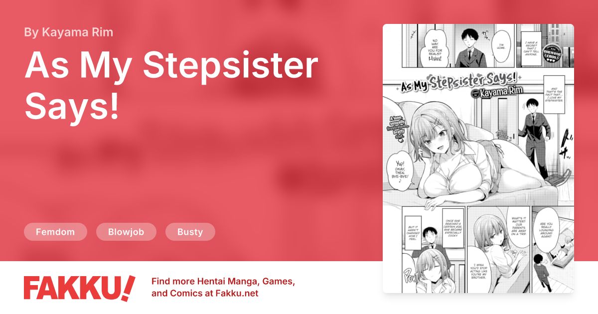 As My Stepsister Says! Hentai by Kayama Rim - FAKKU