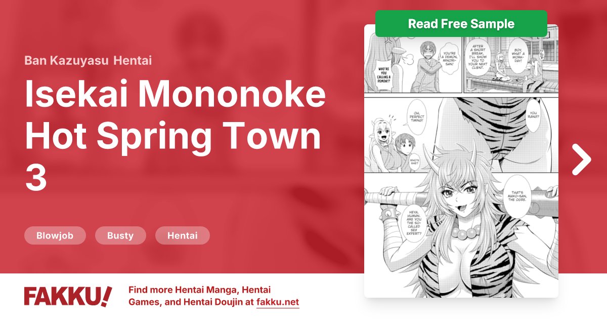  Isekai Mononoke Hot Spring Town 3 Hentai by Ban Kazuyasu - FAKKU