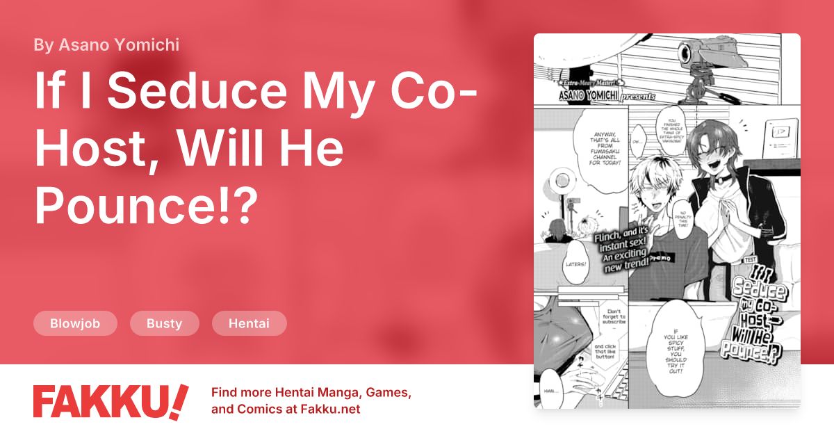 If I Seduce My Co-Host, Will He Pounce!? Hentai by Asano Yomichi - FAKKU