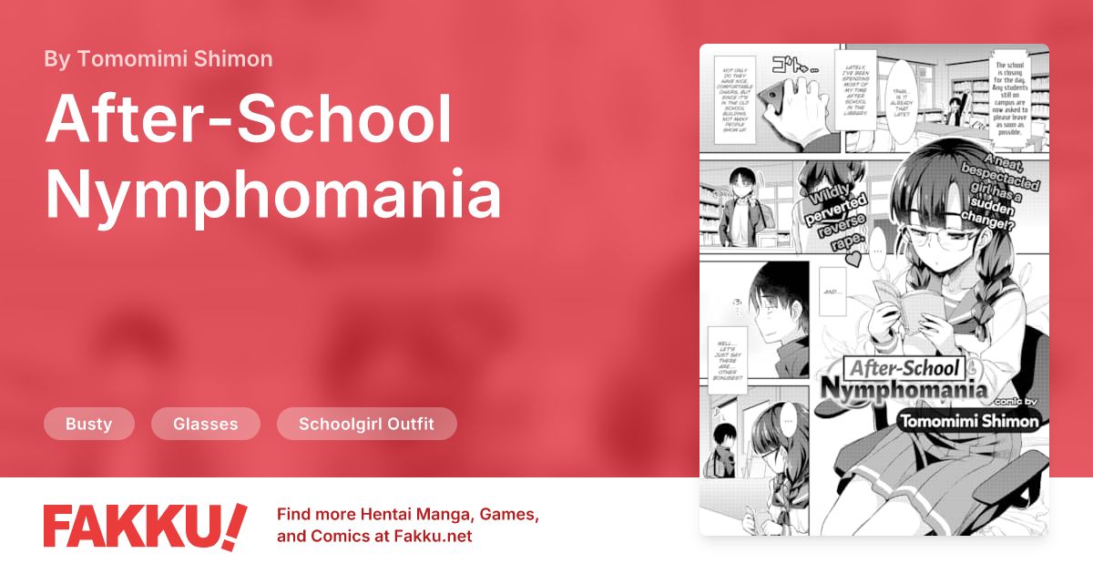  After-School Nymphomania Hentai by Tomomimi Shimon - FAKKU
