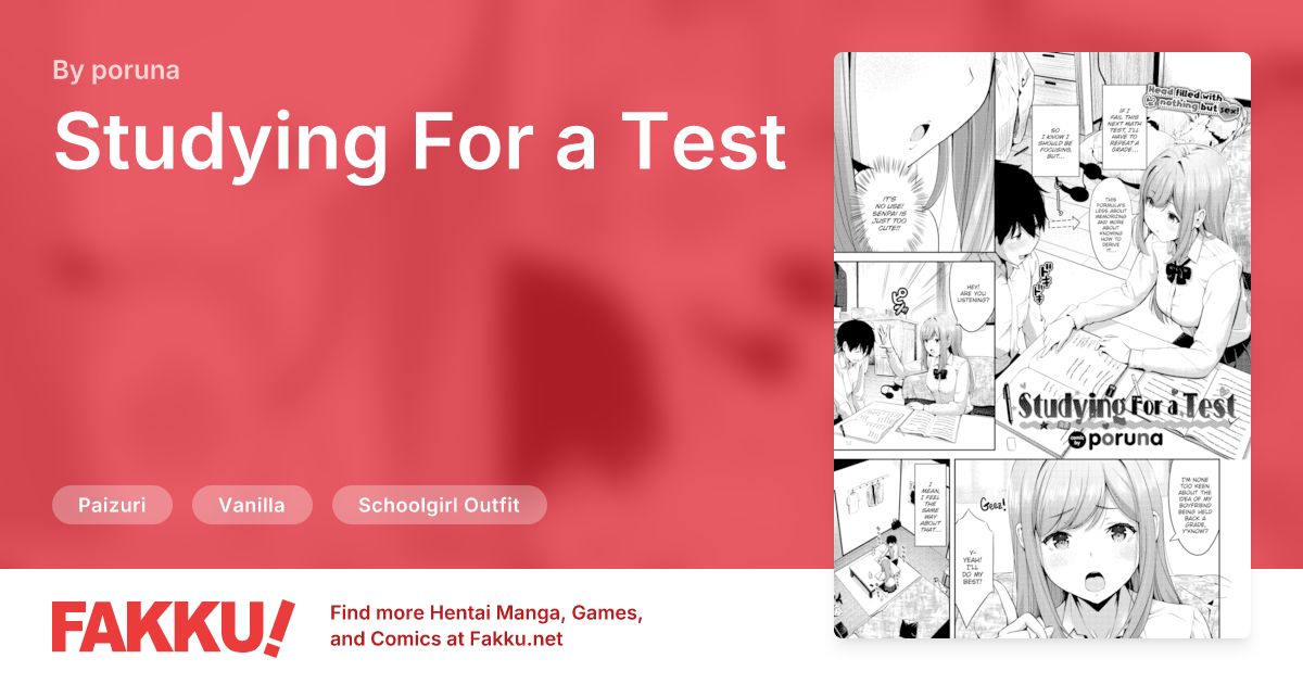 Studying For a Test Hentai by poruna - FAKKU
