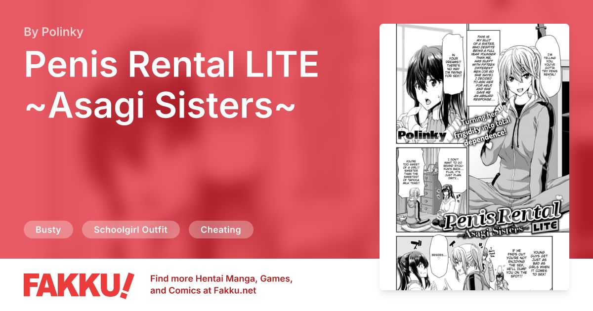 Penis Rental LITE ~Asagi Sisters~ Hentai by Polinky - FAKKU