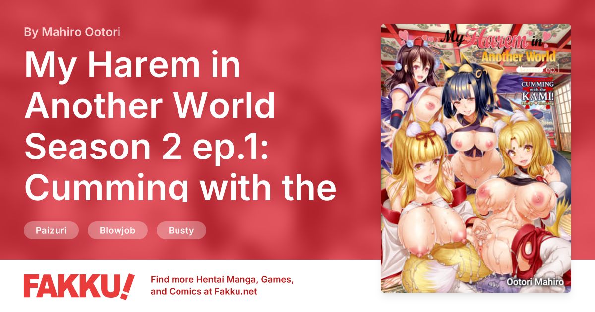  My Harem in Another World Season 2 ep.1: Cumming with the Kami! Fluffy ❤ï¸ Fucking Hentai by Mahiro Ootori - FAKKU