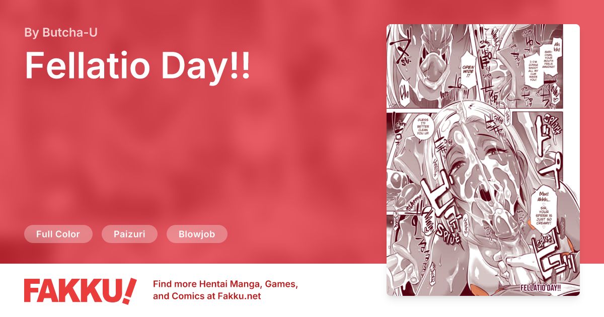 Fellatio Day!! Hentai by Butcha-U - FAKKU
