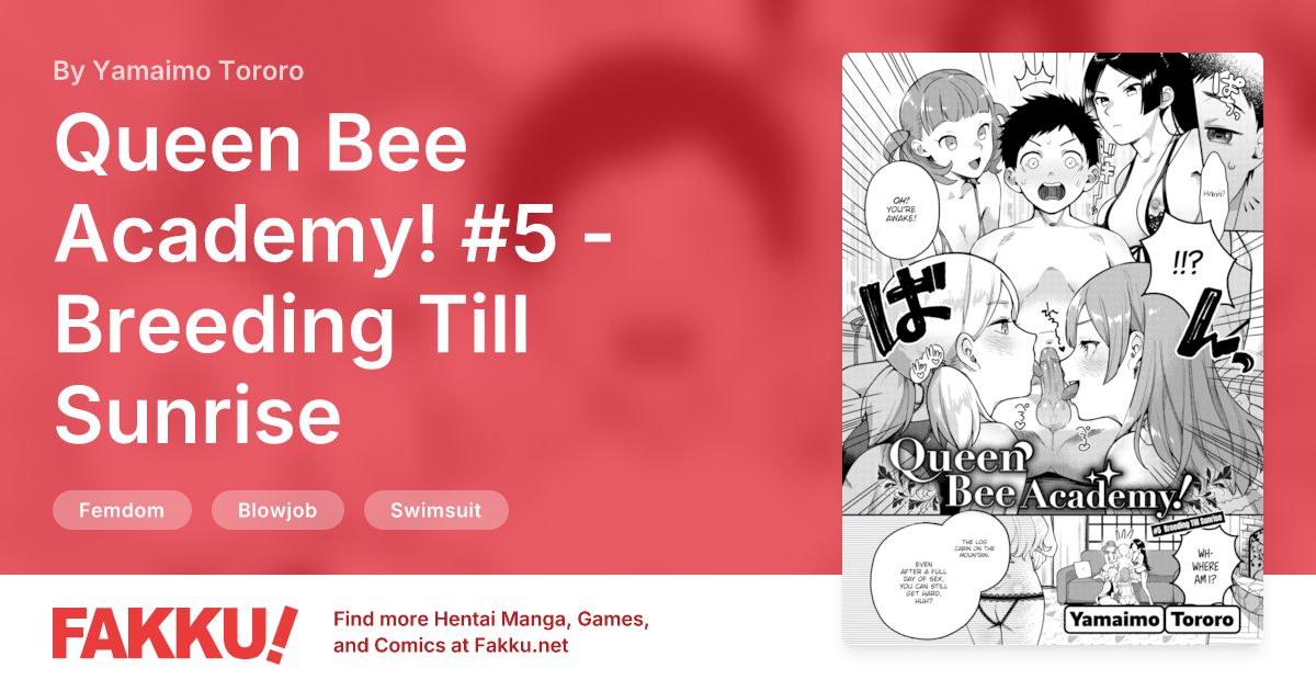 Queen Bee Academy! #5 - Breeding Till Sunrise Hentai by Yamaimo Tororo - FAKKU