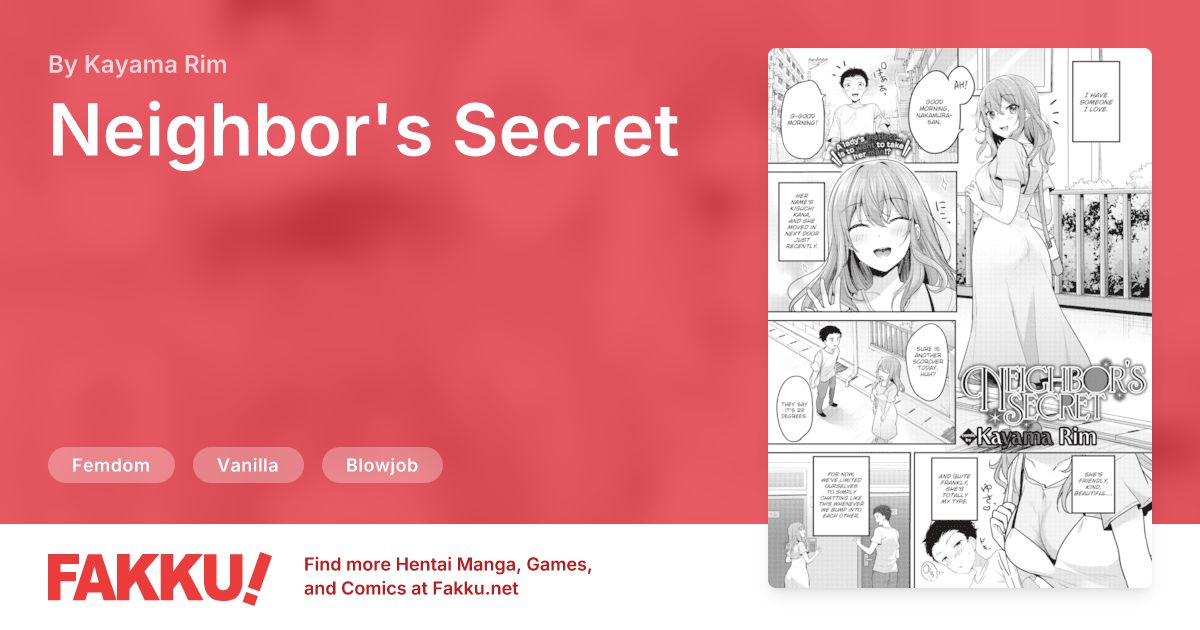 Neighbor's Secret Hentai by Kayama Rim - FAKKU