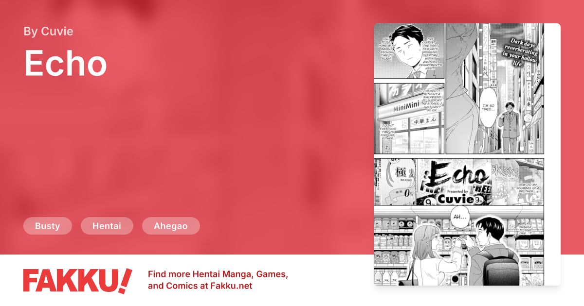 Echo Hentai by Cuvie - FAKKU